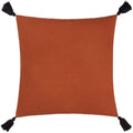 Brick-Black - Back - Furn Aquene Tassel Tufted Cushion Cover