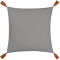 Charcoal-Brick - Back - Furn Aquene Tassel Tufted Cushion Cover