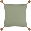 Moss-Mustard - Back - Furn Aquene Tassel Tufted Cushion Cover