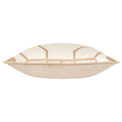 Champagne - Side - Furn Bee Deco Geometric Cushion Cover