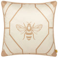 Champagne - Front - Furn Bee Deco Geometric Cushion Cover