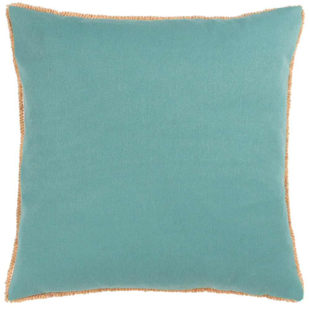 Just Peachy - Back - Heya Home Knitted Coral Cushion Cover