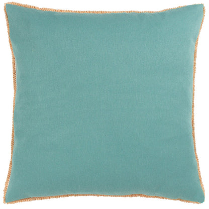 Just Peachy - Back - Heya Home Knitted Coral Cushion Cover