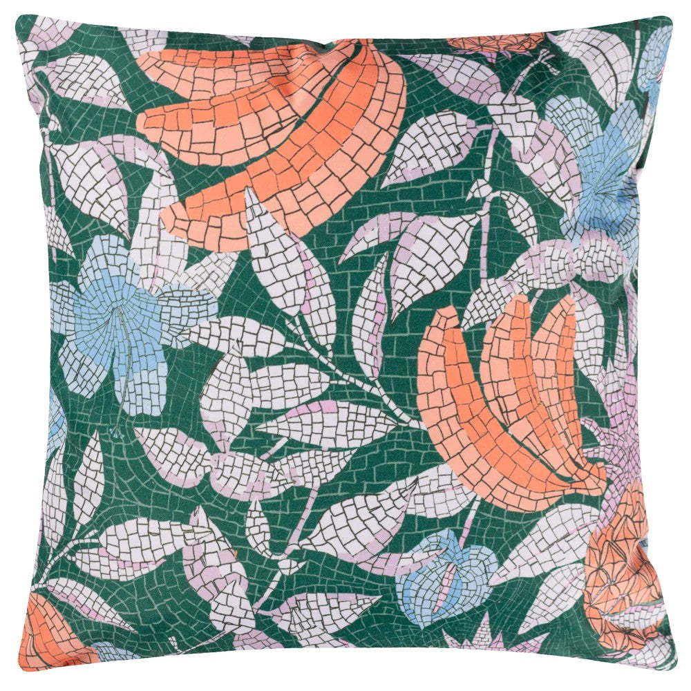 Jade - Front - Furn Cypressa Tropical Outdoor Cushion Cover