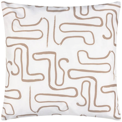 Natural - Back - Furn Klay Printed Outdoor Cushion Cover