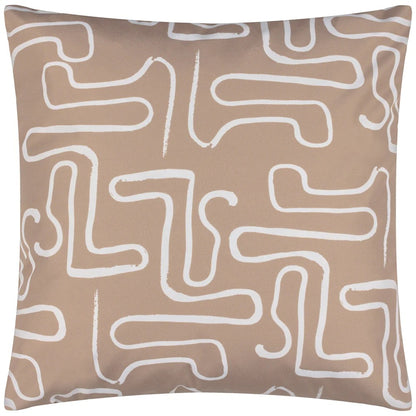 Natural - Front - Furn Klay Printed Outdoor Cushion Cover