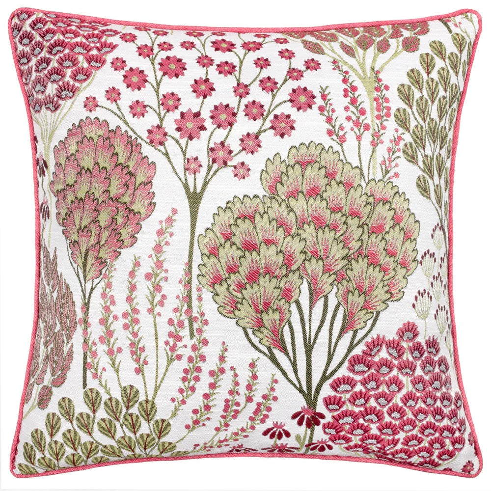 Rednut - Front - Wylder Ophelia Jacquard Floral Cushion Cover