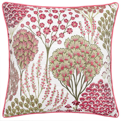 Rednut - Front - Wylder Ophelia Jacquard Floral Cushion Cover