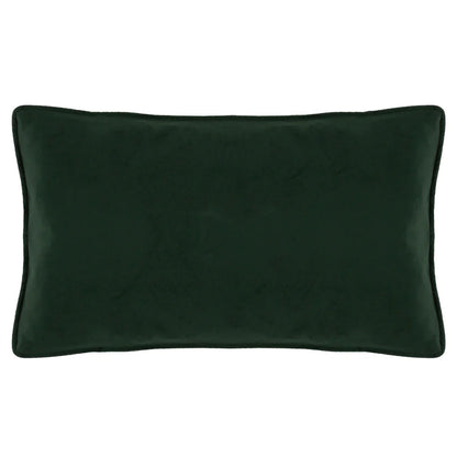 Sage - Back - Evans Lichfield Chatsworth Aviary Velvet Piped Cushion Cover