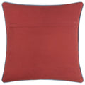 Multicoloured - Back - Wylder Mariella Velvet Piped Cushion Cover