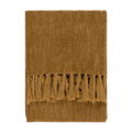 Honey - Front - Yard Harri Herringbone Fringe Throw