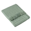 Eucalyptus - Front - Furn Hazie Woven Linear Fringe Throw
