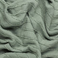 Eucalyptus - Back - Furn Hazie Woven Linear Fringe Throw