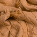 Cinnamon - Back - Furn Hazie Woven Linear Fringe Throw