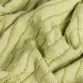 Pistachio - Back - Furn Hazie Woven Linear Fringe Throw