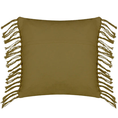 Khaki Green - Back - Yard Nimble Knitted Cushion Cover