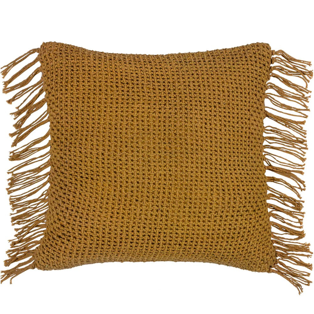 Honey - Front - Yard Nimble Knitted Cushion Cover