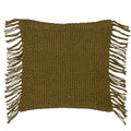 Khaki Green - Front - Yard Nimble Knitted Cushion Cover