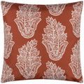 Terracotta - Front - Paoletti Kalindi Paisley Outdoor Cushion Cover