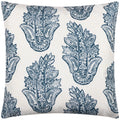 Navy - Back - Paoletti Kalindi Paisley Outdoor Cushion Cover