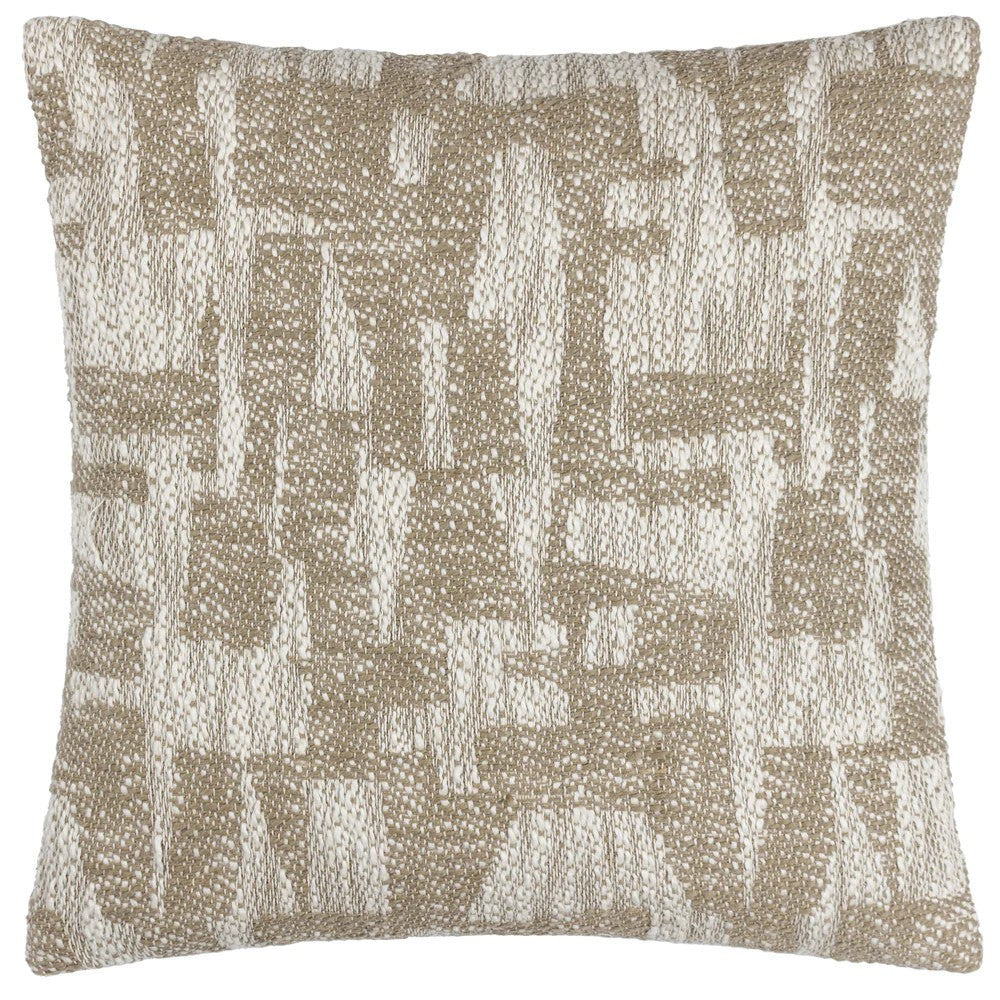 Taupe - Front - Hoem Ola Jacquard Cushion Cover