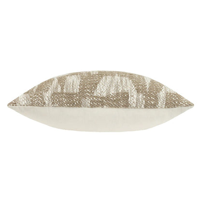 Taupe - Side - Hoem Ola Jacquard Cushion Cover
