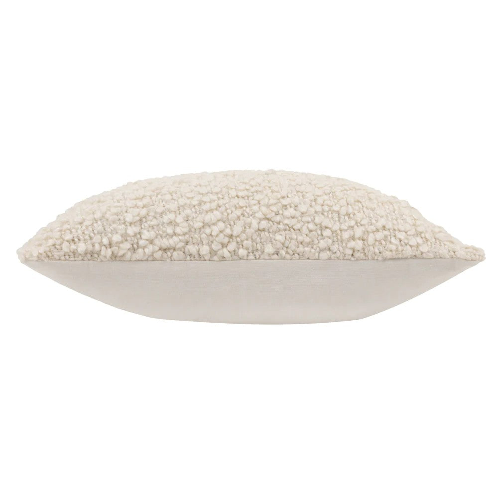 Ecru - Side - Yard Ulsmere Bouclé Cushion Cover
