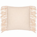 Pecan - Back - Yard Saku Fringed Blossom Cushion Cover