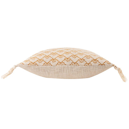 Honey - Side - Yard Saku Fringed Blossom Cushion Cover
