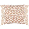 Pecan - Front - Yard Saku Fringed Blossom Cushion Cover