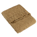 Olive - Front - Hoem Morni Woven Tassel Throw