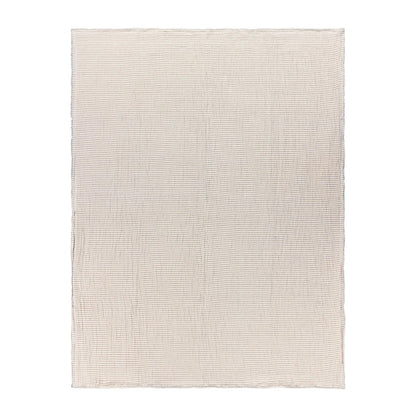 Natural-Pink - Front - Yard Skye Sherpa Stripe Throw