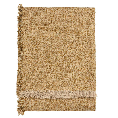 Biscuit - Front - Yard Doze Woven Fringed Throw