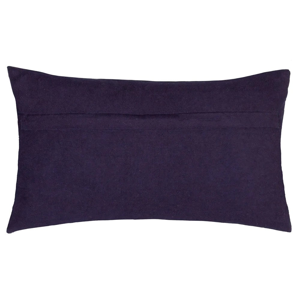 Lime - Back - Furn Embroidered Snake Cushion Cover
