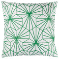 Green-White - Back - Furn Hexa Geometric Outdoor Cushion Cover