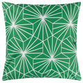 Green-White - Front - Furn Hexa Geometric Outdoor Cushion Cover