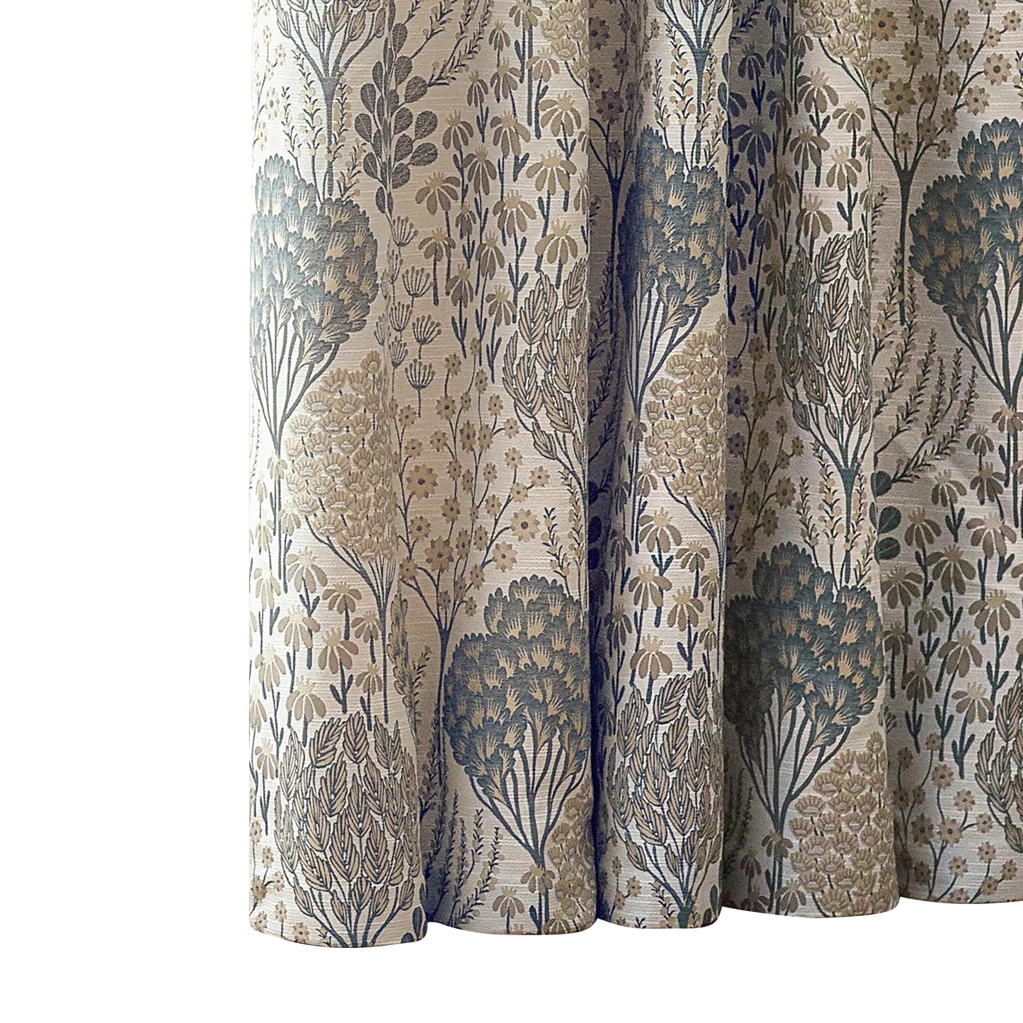 Wedgewood - Lifestyle - Wylder Ophelia Jacquard Floral Pencil Pleat Curtains