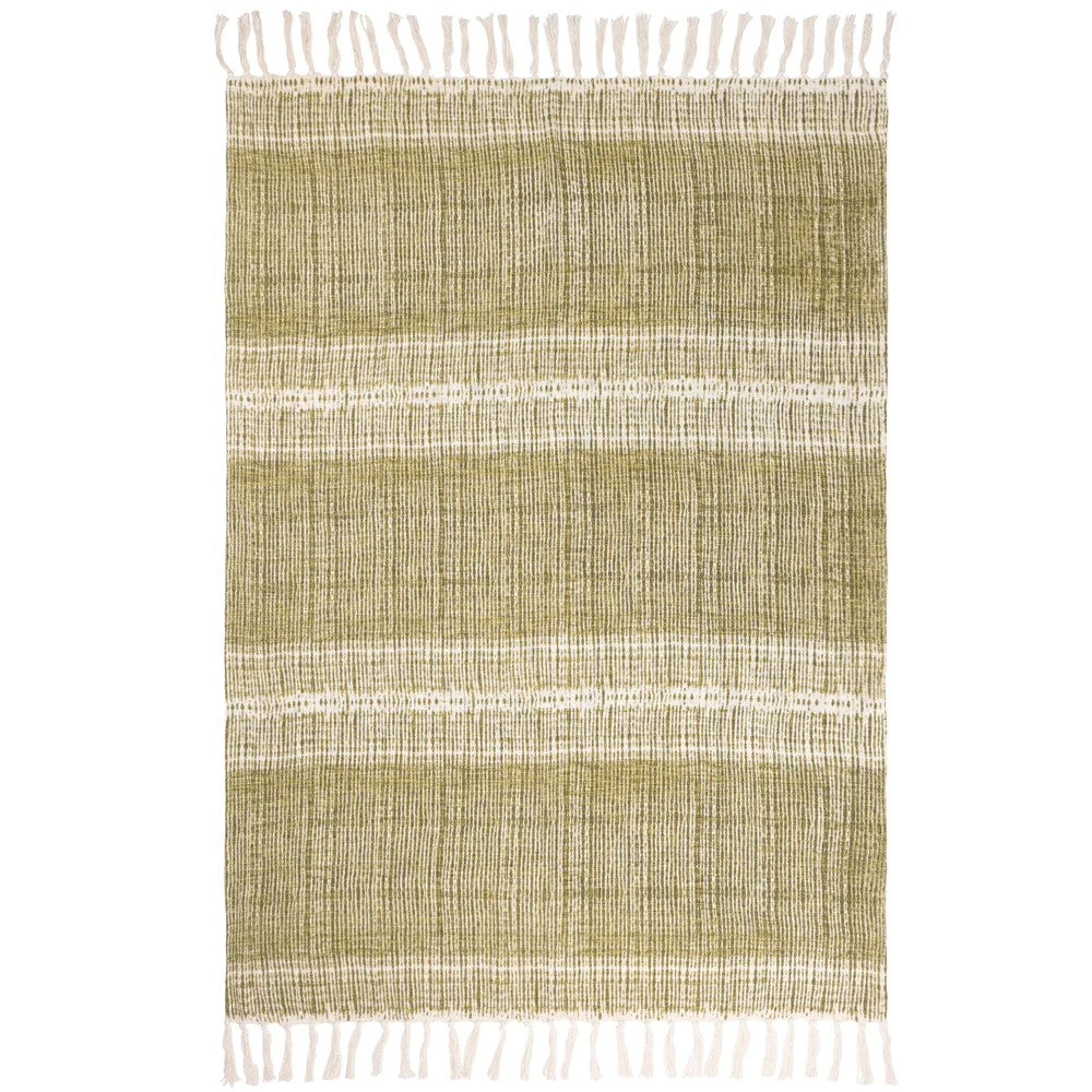 Olive - Front - Yard Sono Ink Abstract Throw