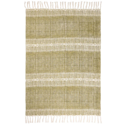 Olive - Front - Yard Sono Ink Abstract Throw