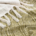 Olive - Back - Yard Sono Ink Abstract Throw