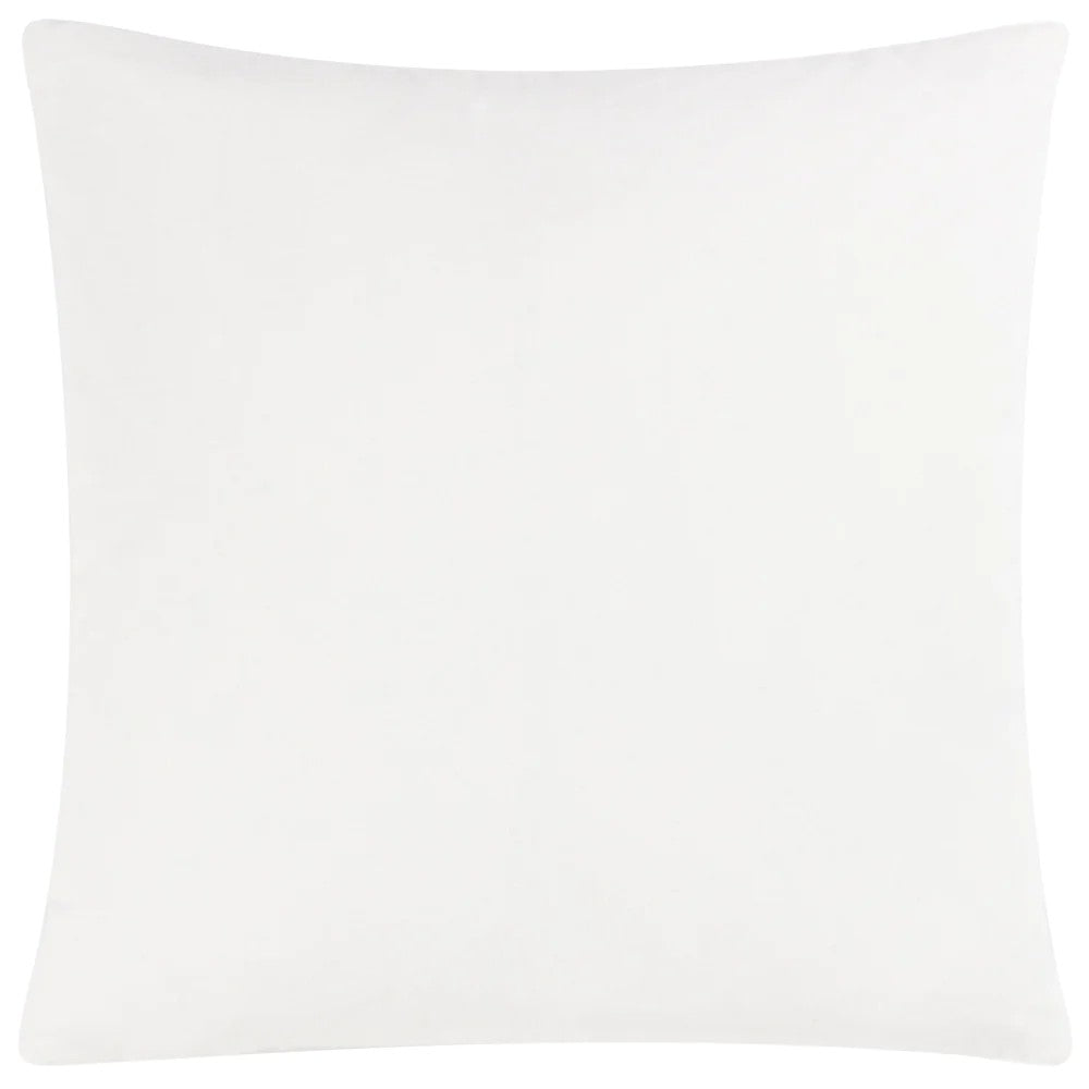 White-Multicoloured - Back - Heya Home Tassel Rainbow Cushion Cover