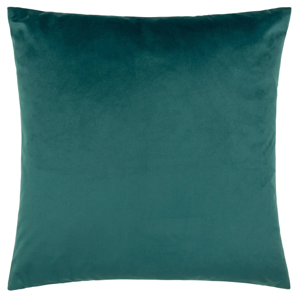 Green - Back - Evans Lichfield Checked Outdoor Cushion Cover