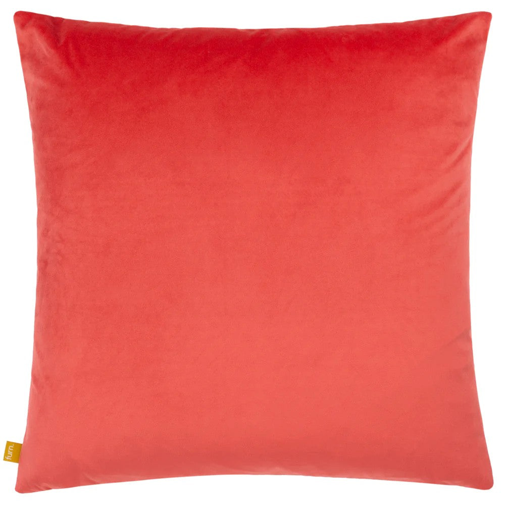 Pink - Back - Evans Lichfield Checked Outdoor Cushion Cover