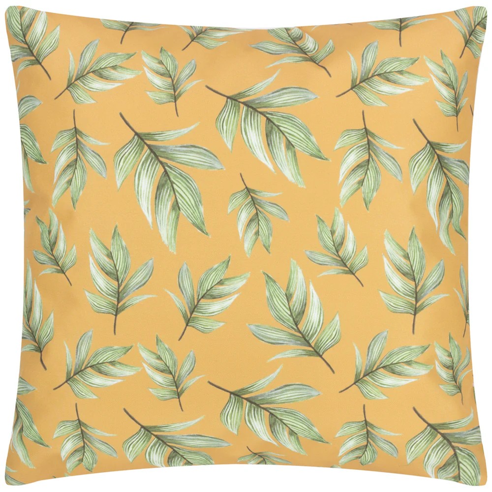 Multicoloured - Back - Wylder Kali Leopard Outdoor Cushion Cover