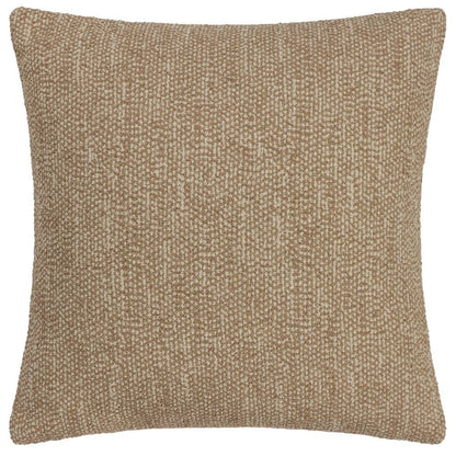 Toffee-Nougat - Front - Hoem Tiona Woven Jacquard Square Cushion Cover
