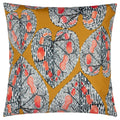 Saffron - Front - Wylder Ebon Wilds Mahari Outdoor Cushion Cover