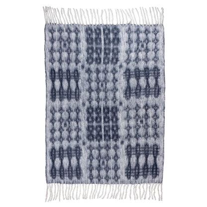 Ink - Back - Yard Caernarfon Faux Mohair Throw