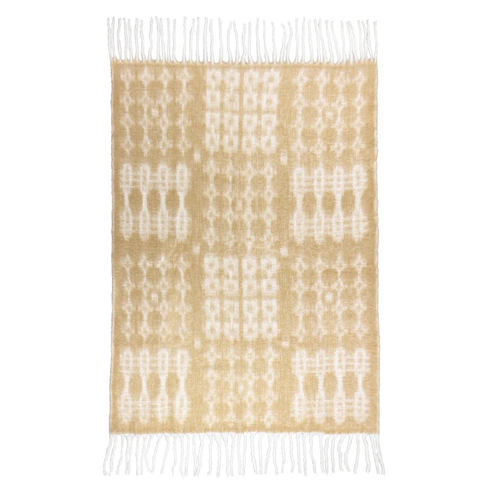 Toffee - Front - Yard Caernarfon Faux Mohair Throw
