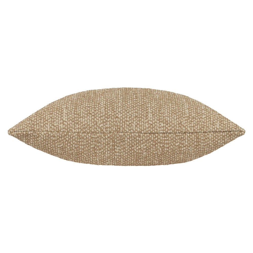 Toffee-Nougat - Back - Hoem Tiona Woven Jacquard Rectangular Cushion Cover