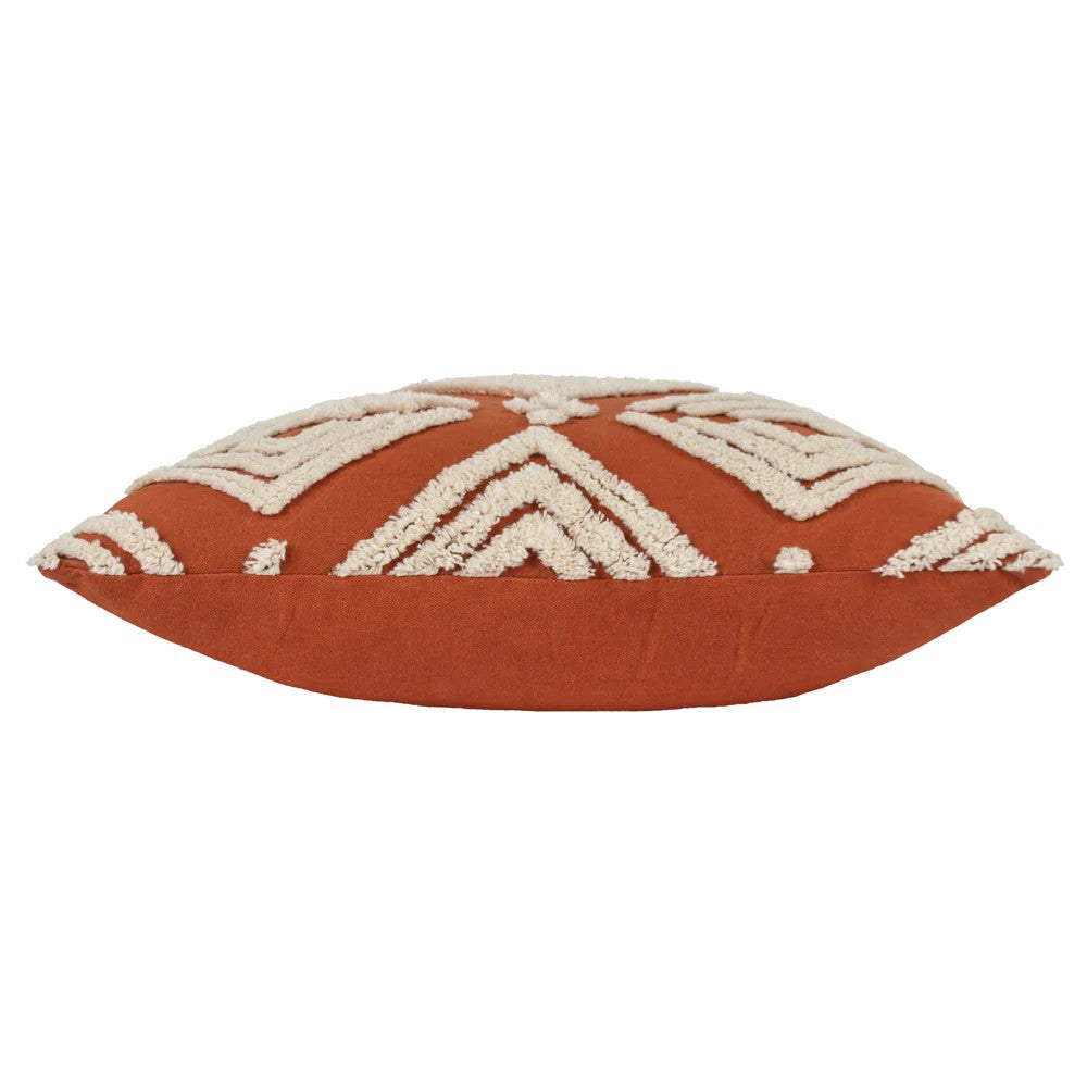 Pecan - Side - Yard Taya Tufted Cushion Cover